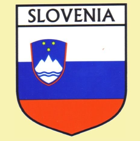 Image 0 of Slovenia Flag Country Flag Slovenia Decals Stickers Set of 3