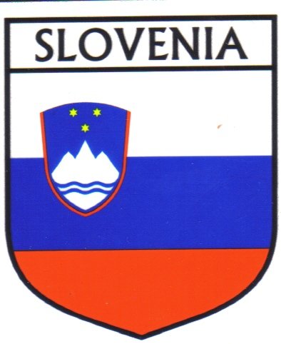 Image 1 of Slovenia Flag Country Flag Slovenia Decals Stickers Set of 3