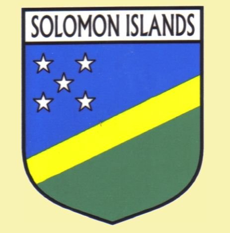 Image 0 of Solomon Islands Flag Country Flag Solomon Islands Decal Sticker
