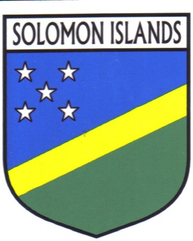 Image 1 of Solomon Islands Flag Country Flag Solomon Islands Decals Stickers Set of 3