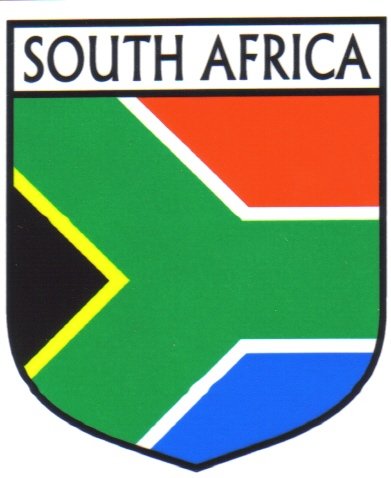 Image 1 of South Africa Flag Country Flag South Africa Decals Stickers Set of 3