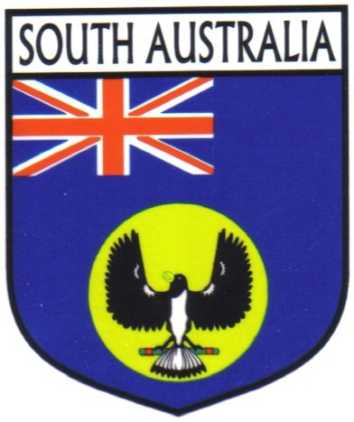 Image 1 of South Australia Flag State Flag of South Australia Decals Stickers Set of 3