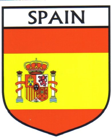 Image 1 of Spain Flag Country Flag Spain Decal Sticker