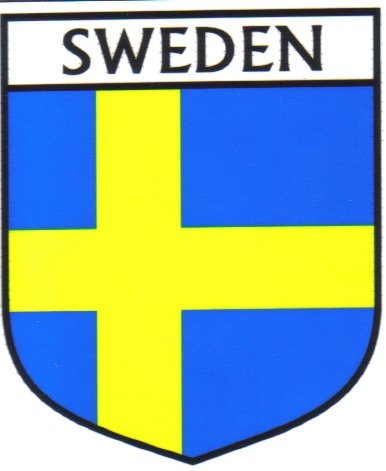 Image 1 of Sweden Flag Country Flag Sweden Decals Stickers Set of 3