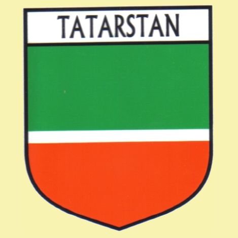 Image 0 of Tatarstan Flag Country Flag Tatarstan Decals Stickers Set of 3