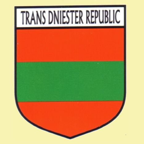 Image 0 of Trans Dniester Republic Flag Country Flag Trans Dniester Republic Decal Sticker