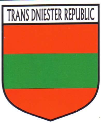Image 1 of Trans Dniester Republic Flag Country Flag Trans Dniester Republic Decal Sticker