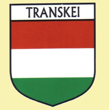 Image 0 of Transkei Flag Country Flag Transkei Decals Stickers Set of 3