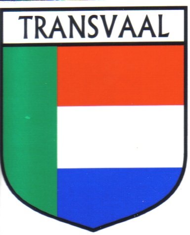 Image 1 of Transvaal Flag Country Flag Transvaal Decals Stickers Set of 3