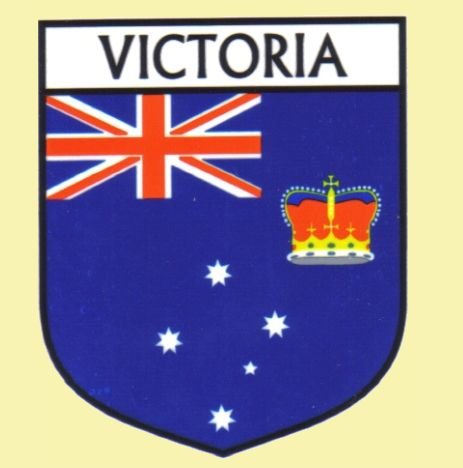 Image 0 of Victoria Flag State Flag of Victoria Decals Stickers Set of 3