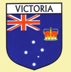 Victoria Flag County Flag of Victoria Decal Sticker