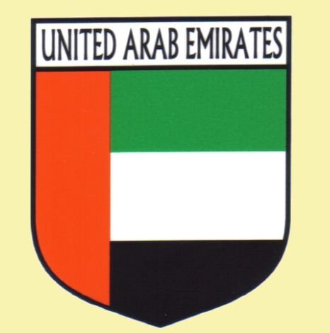 Image 0 of United Arab Emirates Flag Country Flag United Arab Emirates Decals Stickers