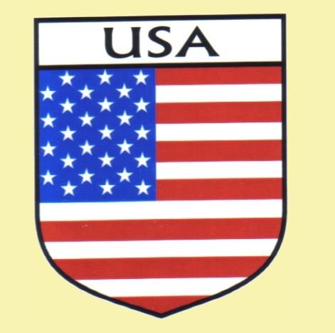 Image 0 of USA Flag Country Flag USA Decals Stickers Set of 3