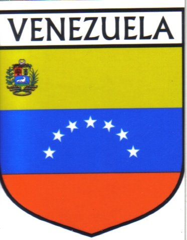 Image 1 of Venezuela Flag Country Flag Venezuela Decals Stickers Set of 3