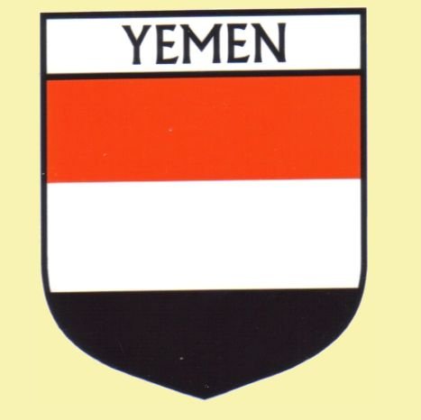 Image 0 of Yemen Flag Country Flag Yemen Decal Sticker