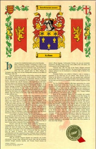 Image 3 of Armorial History with Coat of Arms and History of Surname Portrait Style