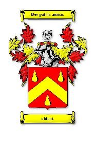 Image 1 of Abbott Coat of Arms Surname Print Abbott Family Crest Print