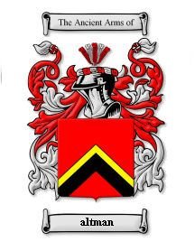Image 0 of Altman Coat of Arms Surname Print Altman Family Crest Print