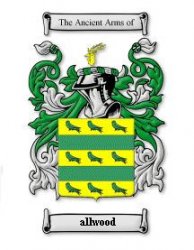 Allwood Coat of Arms Surname Print Allwood Family Crest Print