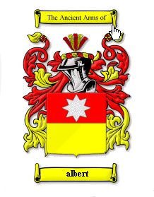 Image 2 of Albert Coat of Arms Surname Print Albert Family Crest Print