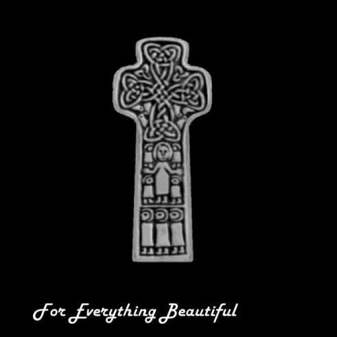 Image 0 of Cardonagh Irish Celtic Cross Sterling Silver Celtic Cross 