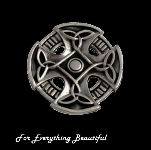 Image 0 of Coychurch Wheel Celtic Cross Sterling Silver Celtic Cross