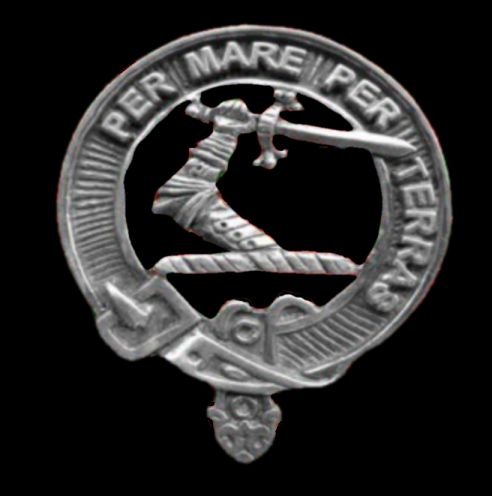 Image 0 of Alexander Clan Cap Crest Sterling Silver Clan Alexander Badge