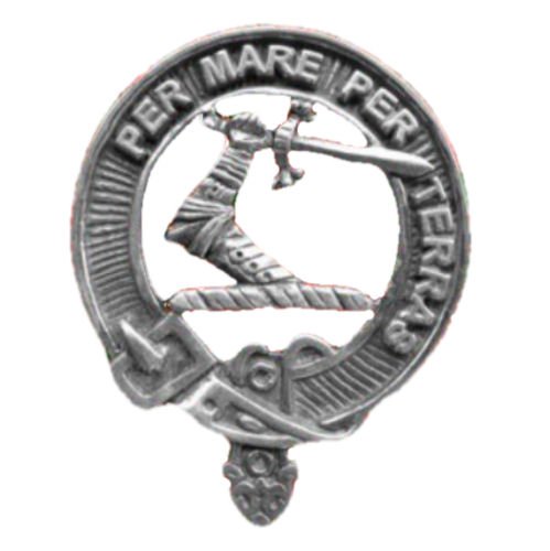 Image 1 of Alexander Clan Cap Crest Sterling Silver Clan Alexander Badge