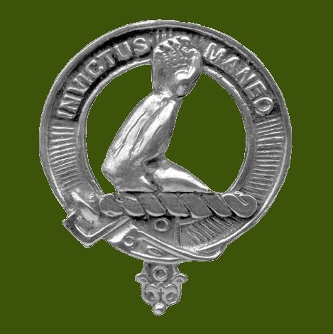 Image 0 of Armstrong Clan Cap Crest Stylish Pewter Clan Armstrong Badge