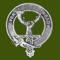 Burns Clan Cap Crest Stylish Pewter Clan Burns Badge