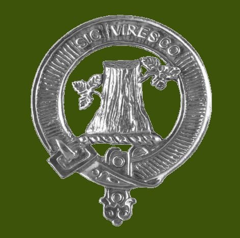 Image 0 of Christie Clan Cap Crest Stylish Pewter Clan Christie Badge
