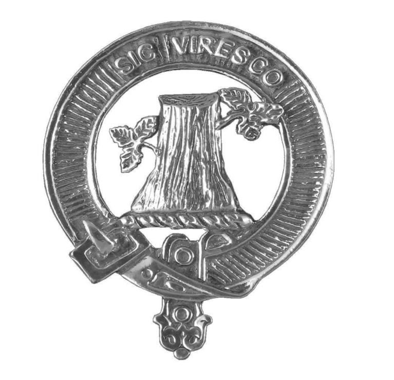 Image 1 of Christie Clan Cap Crest Stylish Pewter Clan Christie Badge