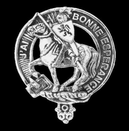 Image 0 of Craig Clan Cap Crest Sterling Silver Clan Craig Badge