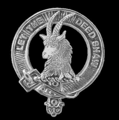 Image 0 of Fleming Clan Cap Crest Sterling Silver Clan Fleming Badge