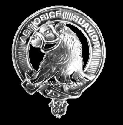 Image 0 of Galbraith Clan Cap Crest Sterling Silver Clan Gabraith Badge