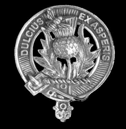 Image 0 of Ferguson Clan Cap Crest Sterling Silver Clan Ferguson Badge