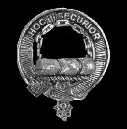 Image 0 of Grierson Clan Cap Crest Sterling Silver Clan Grierson Badge