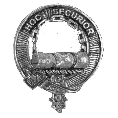 Image 1 of Grierson Clan Cap Crest Sterling Silver Clan Grierson Badge