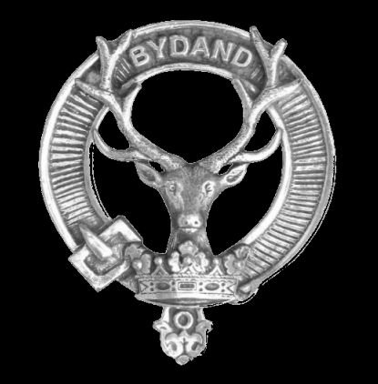 Image 0 of Gordon Clan Cap Crest Sterling Silver Clan Gordon Badge