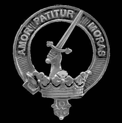 Image 0 of Lumsden Clan Cap Crest Sterling Silver Clan Lumsden Badge