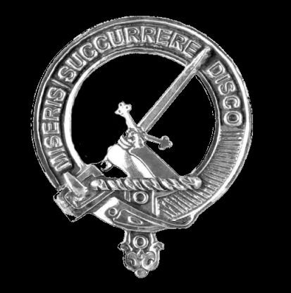 Image 0 of MacMillan Clan Cap Crest Sterling Silver Clan MacMillan Badge