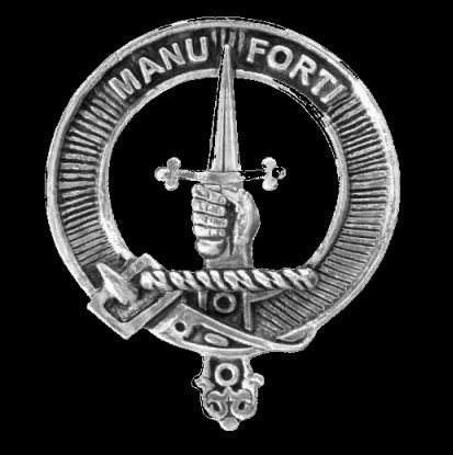 Image 0 of Mackay Clan Cap Crest Sterling Silver Clan Mackay Badge