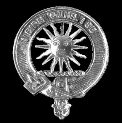 Image 0 of MacLeod Of Lewis Clan Cap Crest Sterling Silver Clan MacLeod Of Lewis Badge