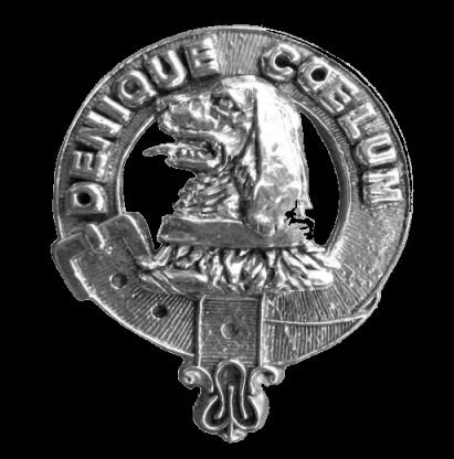 Image 0 of Melville Clan Cap Crest Sterling Silver Clan Melville Badge