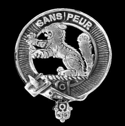 Image 0 of Sutherland Clan Cap Crest Sterling Silver Clan Sutherland Badge