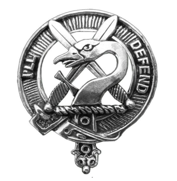 Image 1 of Lennox Clan Cap Crest Stylish Pewter Clan Lennox Badge