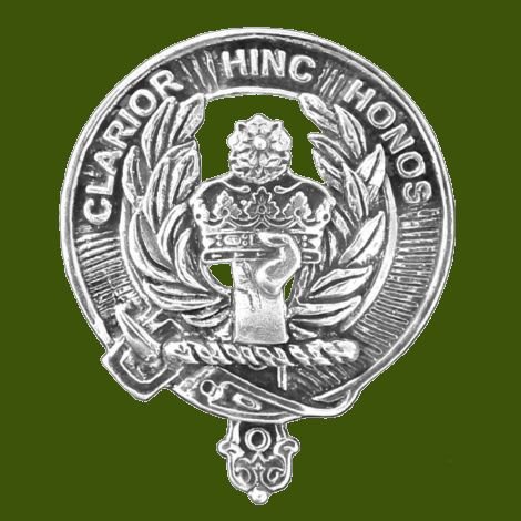 Image 0 of Buchanan Clan Cap Crest Stylish Pewter Clan Buchanan Badge
