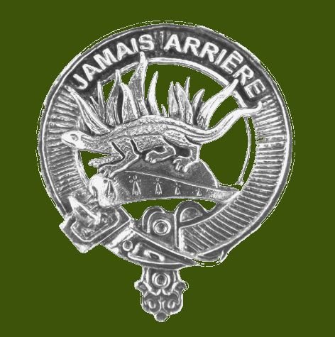 Image 0 of Douglas Clan Cap Crest Stylish Pewter Clan Douglas Badge