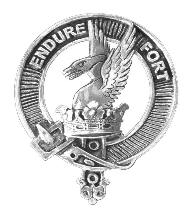 Image 1 of Lindsay Clan Cap Crest Stylish Pewter Clan Lindsay Badge