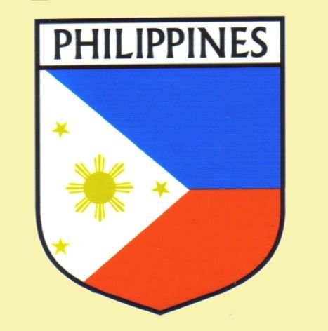 Image 0 of Philippines Flag Country Flag Philippines Decals Stickers Set of 3